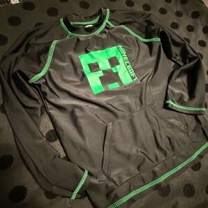Minecraft Black and Green Shirt 6